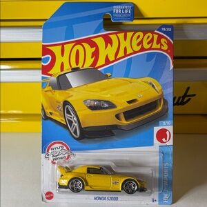 Hot Wheels Honda S2000 Yellow Toy Car